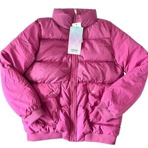 Ivivva Kick the Chills Puffer Coat Size 12 Magenta Purple Pink NEW 700 Down Fill